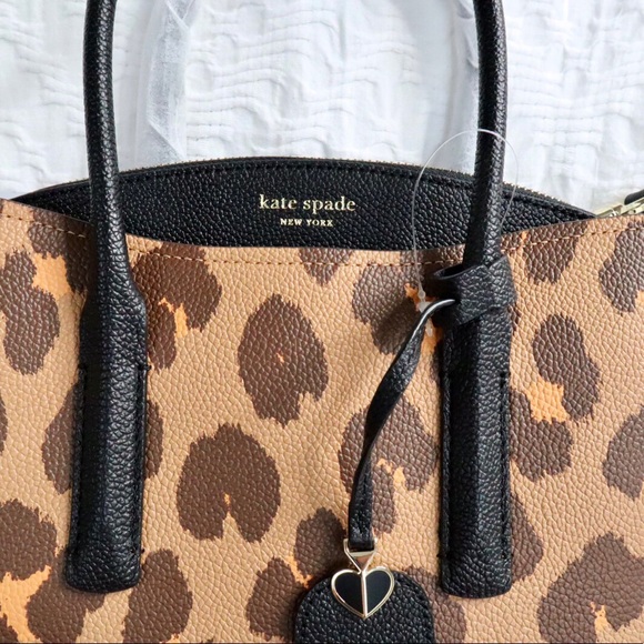 Kate Spade New York Margaux Leopard Print Satchel - Picture 6 of 13